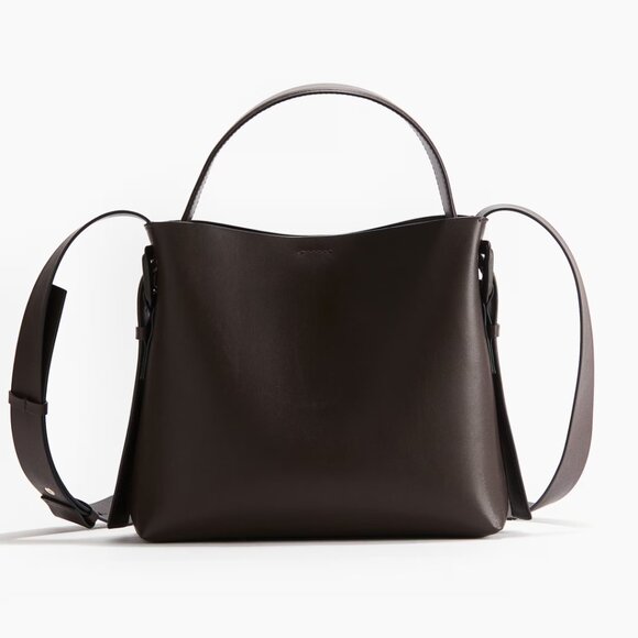 H&M NWT Dark Brown Crossbody Bag - Picture 2 of 15